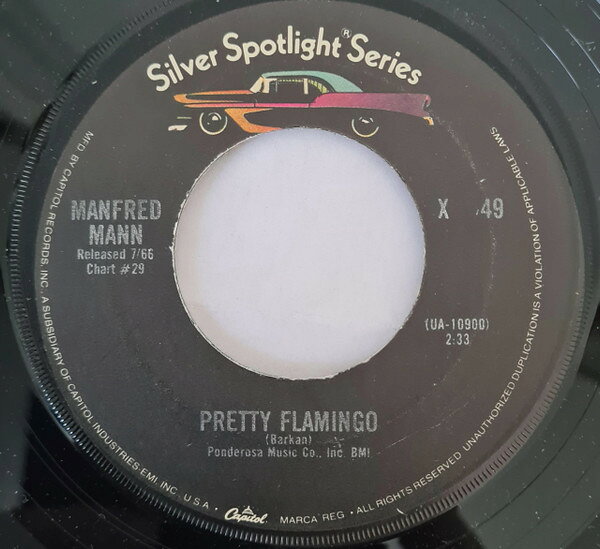 【中古】7” Manfred Mann Pretty Flamingo / Come Tomorrow X49 Capitol Records /00080