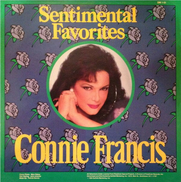 LP Connie Francis Sentimental Favorites SMI151 SUFFOLK MARKETING, I /00260