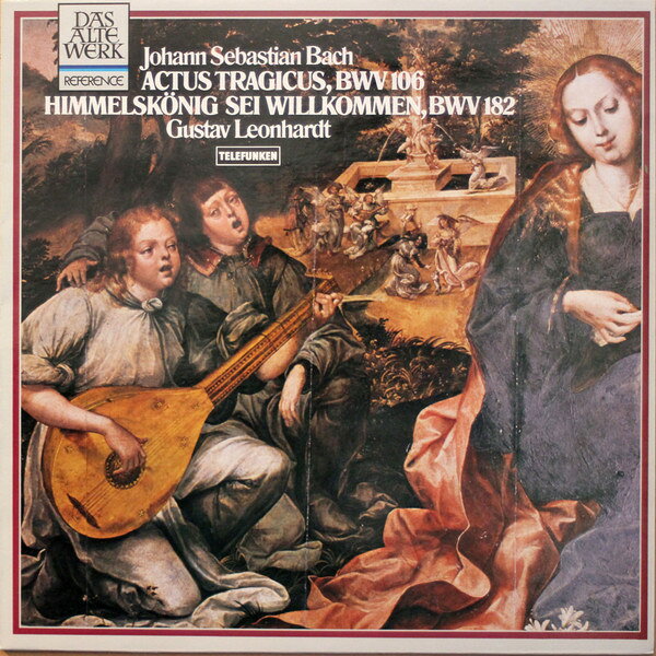 【中古】LP Johann Sebastian Bach - Leonha Actus Tragicus Himmelskonig Sei Willkommen (Kanta 641060 Telefunken /00260