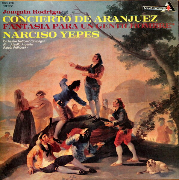 【中古】LP Joaquin Rodrigo - Orquesta Nac Concierto De Aranjuez - Fantasia Para Un Gentilhomb SDD220 Ace Of Diamonds /00260
