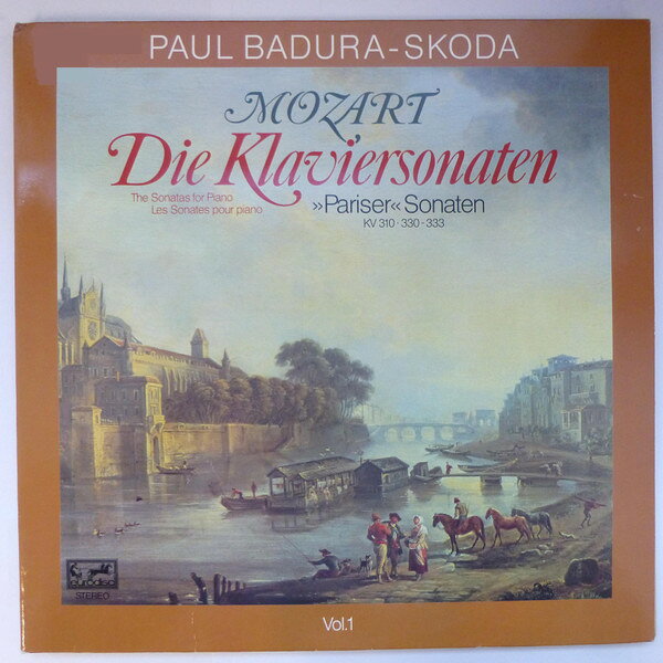 【中古】2discs LP Wolfgang Amadeus Mozart - Paul Die Klaviersonaten Vol. 1 (Pariser Sonaten KV 310, 300341 Eurodisc /00660