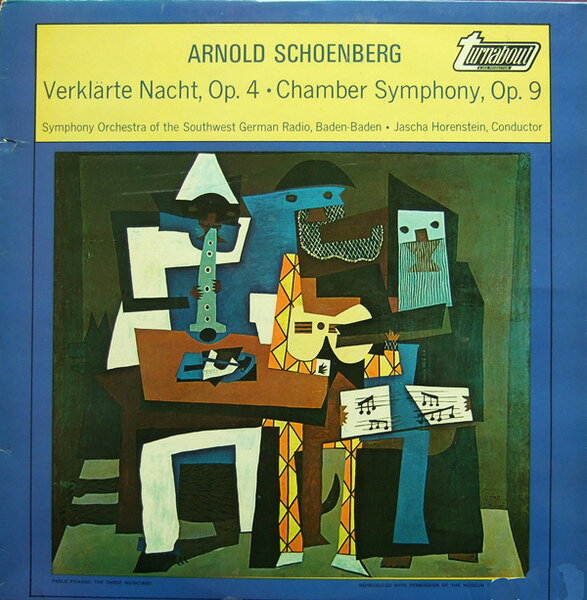 【中古】LP Arnold Schoenberg , Sudwestfun Verklarte Nacht, Op. 4 Chamber Symphony Op. 9 TV34263S Turnabout /00260