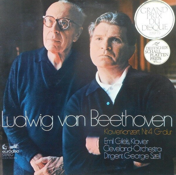 【中古】LP Emil Gilels , The Cleveland Or Ludwig van Beethoven - Klavierkonzert Nr. 4 G-dur 80975MK Eurodisc /00260