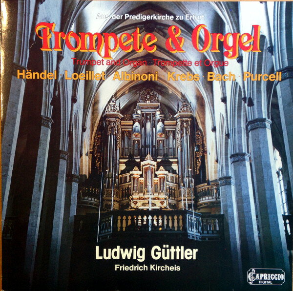 LP Georg Friedrich Handel , Jean- Musik Fur Orgel Und Trompete - Aus Der Predigerkirc 466771 Capriccio /00260