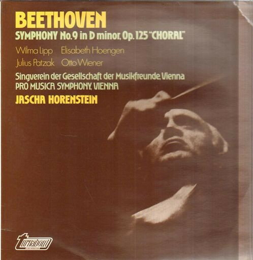 【中古】LP Jascha Horenstein , Wilma Lipp Beethoven Symphony No. 9 In D Minor, Op. 125 ”Chora TV37074S Turnabout /00260