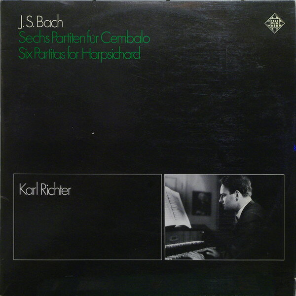 2discs LP J.S. Bach - Karl Richter Sechs Partiten Fur Cembalo KT110122 TELEFUNKEN /00520