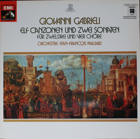 【中古】LP Giovanni Gabrieli, Orchestre J Elf Canzonen Und Zwei Sonaten Fur Zwei, Drei Und Vi 1C06530921Q HIS MASTERS VOICE /00260