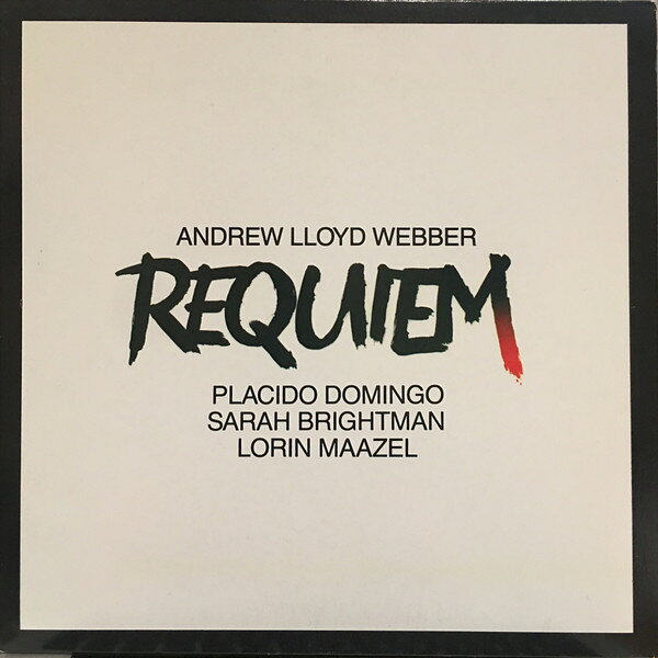 【中古】LP Andrew Lloyd Webber Requiem DFO238218 Angel Records /00400