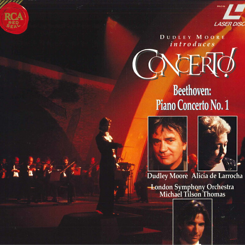 šLASERDISC Beethoven, Dudley Moore, Alici Concerto ! BVLC118 BMG VI...