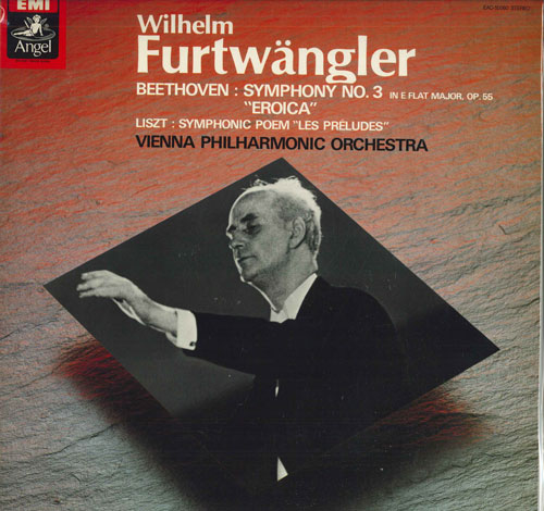 【中古】LP Wilhelm Furtwangler, Wiener Ph ベートーヴェン 交響曲第3番 変ホ長調 作品55 英雄 EAC50060 ANGEL /00260