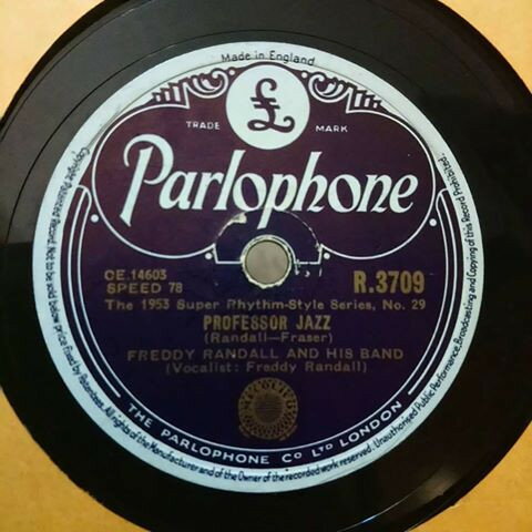 【中古】英78RPM/SP Freddy Randall &amp; His Band Im Comin Virginia / Professor Jazz R3709 Parlophone /00500