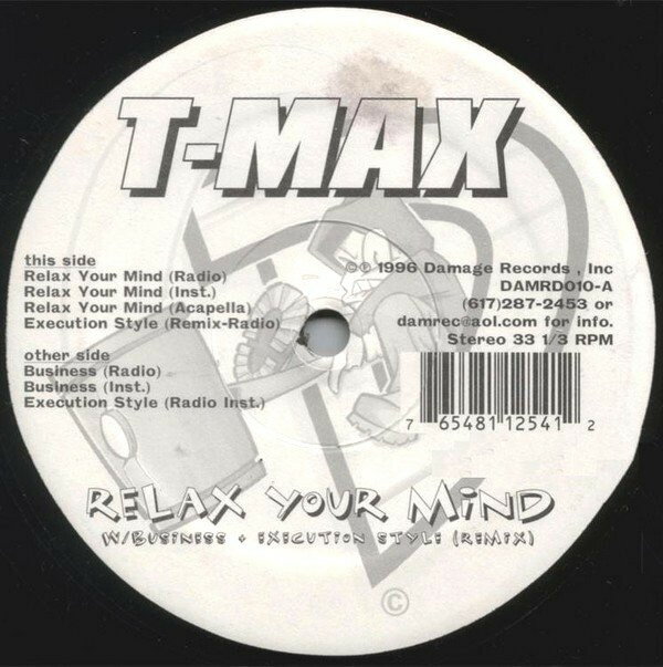 楽天レコードシティ 楽天市場店【中古】米12” T-Max Relax Your Mind / Business / Execution Style （Remix DAMRD010 Damage Records /00250