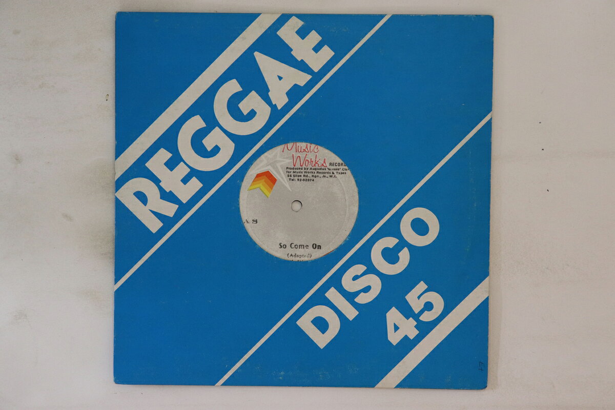 ジャマイカ10” Earth Disciples So Come On none Music Works Records /00200