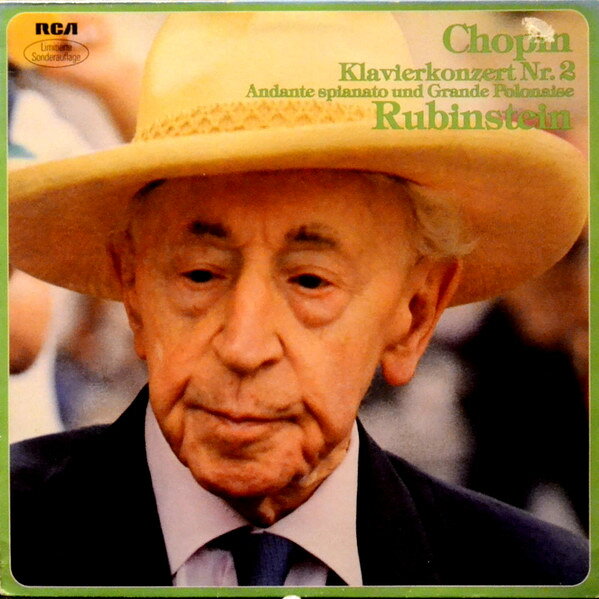 【中古】LP Arthur Rubinstein - Frederic C Klavierkonzert Nr.2 RL43737 RCA Red Seal /00260