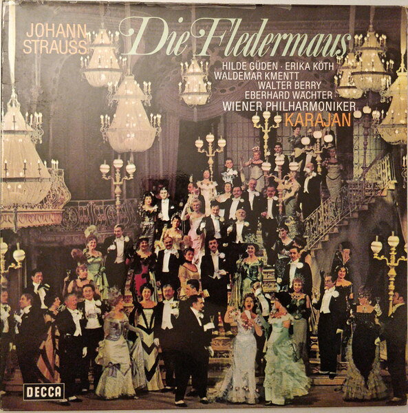 【中古】LP Johann Strauss Jr. , Hilde Gud Die Fledermaus SX21186 Decca /00260