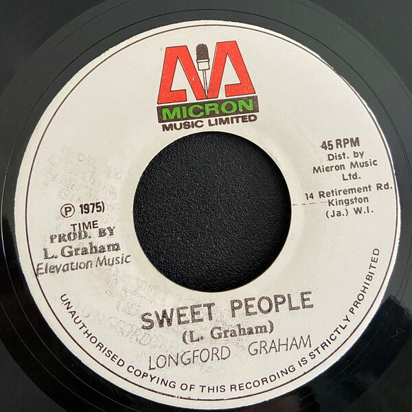 7” Lanford Graham Sweet People NONE Micron Music Limited /00080
