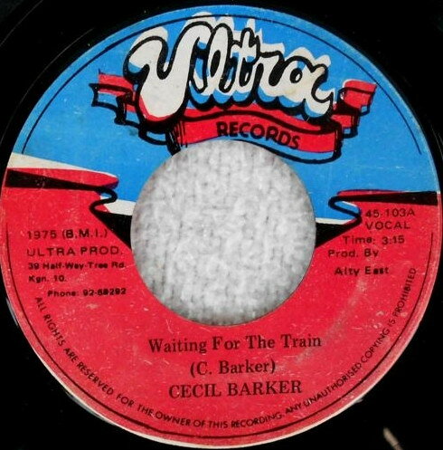 Artist Name: M - 【中古】7” Cecil Barker Waiting For The Train 45103 Ultra Records /00080