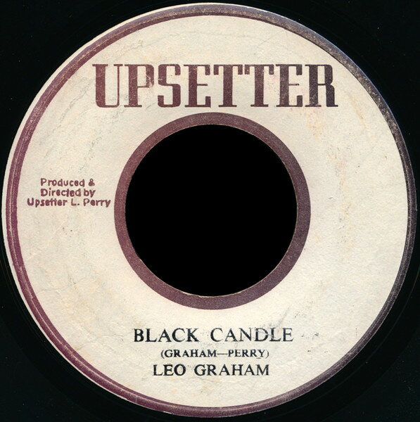 【中古】7” Leo Graham/ The Upsetter Black Candle / Bad Lamp NONE Upsetter /00080