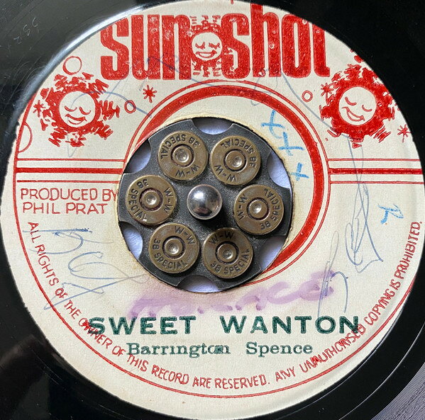 7” Barrington Spence , Phil Pratt Sweet Wanton NONE Sunshot /00080