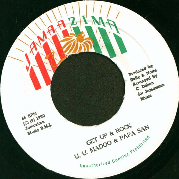 Artist Name: J - 【中古】7” U.U. Madoo & Papa San Get Up & Rock NONE Jamaazima /00080