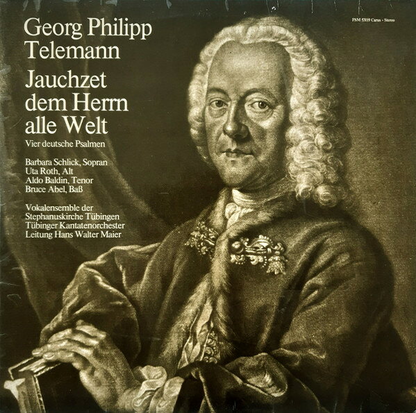 【中古】LP Georg Philipp Telemann , Barba Jauchzet Dem Herrn Alle Welt (Vier Deutsche Psalmen FSM53119CARUS FSM /00260
