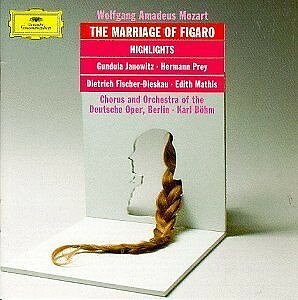 【中古】CD Gundula Janowitz, Hermann Prey Mozart : The Marriage of Figaro, Highlights 4298222 DEUTSCHE GRAMMOPHON /00110