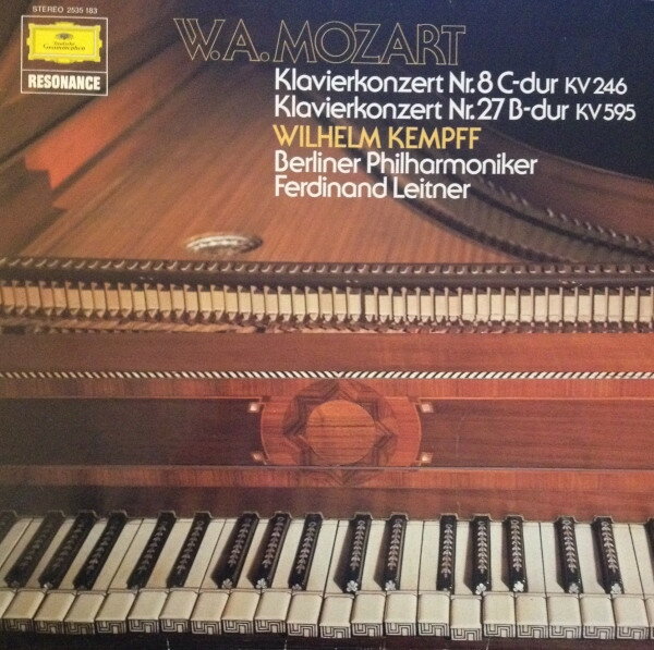 LP Wolfgang Amadeus Mozart Wilhel Klavierkonzert Nr 8 C-dur KV 246 / Klavierkonzert N 2535183 /00260