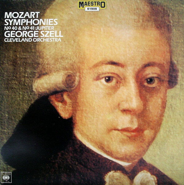LP Wolfgang Amadeus Mozart - Geor Symphonies No 40 &amp; No 41-Jupiter 61909 CBS /00260