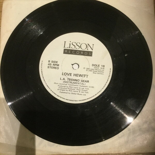 【中古】7” Jennifer Love Hewitt Heart Of Glass DOLE18 Lisson Records /00080