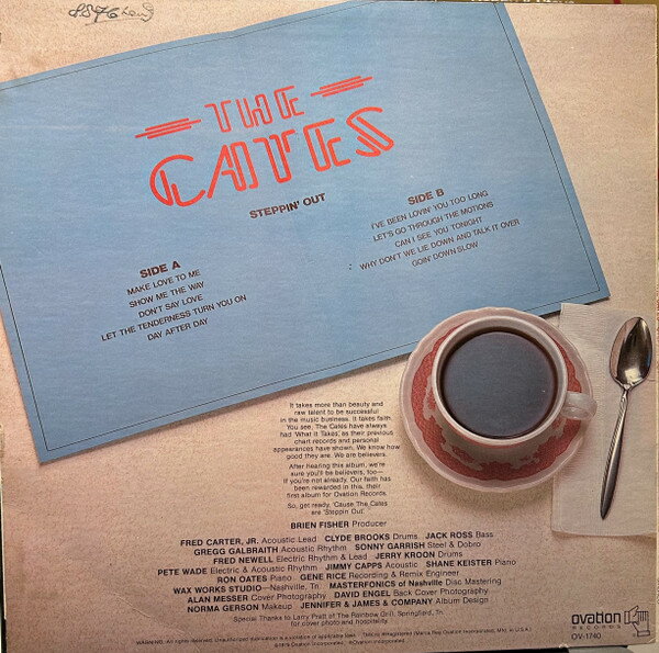 LP Cates Sisters Steppin Out OV1740 Ovation Records /00260