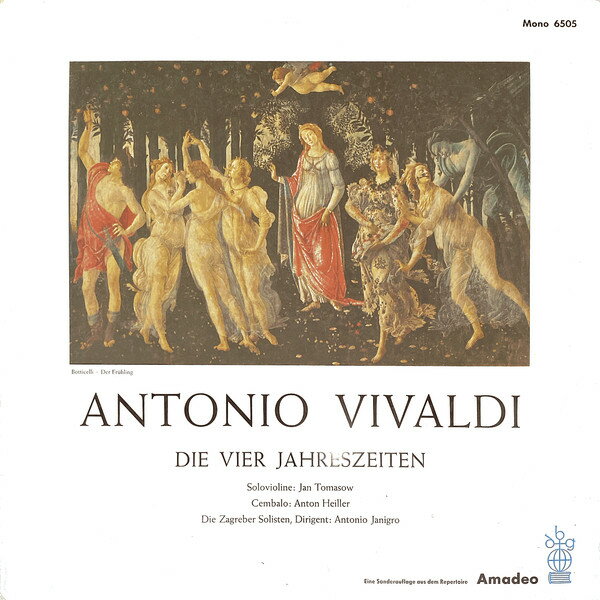 LP Antonio Vivaldi - Zagreba ki S The Four Seasons MONO6505 Amadeo GmbH /00260