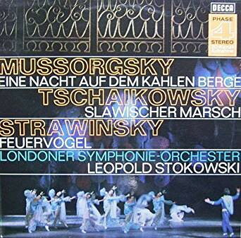 LP Igor Stravinsky , Modest Musso Eine Nacht Auf Dem Kahlen Berge / Slawischer Marsch SAD22024 Decca /00260