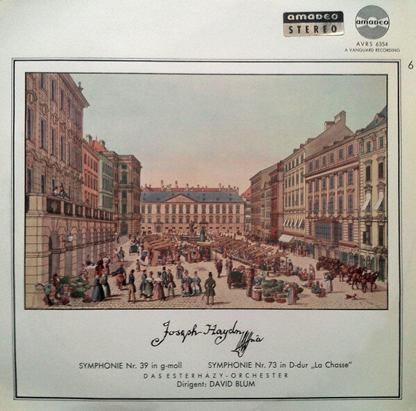 LP Joseph Haydn - The Esterhazy O Symphonie Nr. 39 In G-Moll / Symphonie Nr. 73 In D- AVRS6354 Amadeo /00260