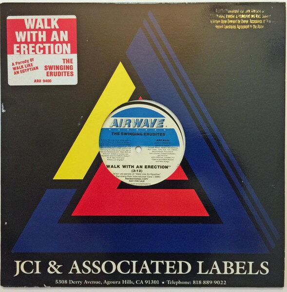 LP Swinging Erudites Walk With An Erection ARO9400 Airwave Records /00260