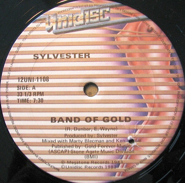 LP Sylvester Band Of Gold 12UNI1108 Unidisc /00260