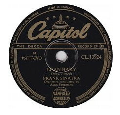 【中古】英78RPM/SP Frank Sinatra Lean Baby / Im Walking Behind You CL13924 Capitol Records /00500 【中古】英78RPM/SP Frank Sinatra Lean Baby / Im Walking Behind You CL13924 Capitol Records /00500