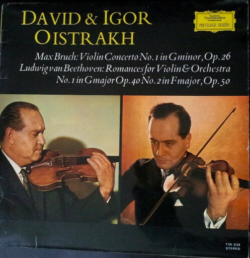 【中古】英LP Max Bruch , Ludwig van Beethov Violin Concerto No. 1 In G Minor, Op. 26 / Romances 135039 Deutsche Grammophon /00260 【中古】英LP Max Bruch , Ludwig van Beethov Violin Concerto No. 1 In G Minor, Op. 26 / Romances 135039 Deutsche Grammophon /00260