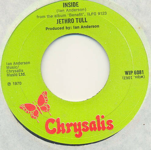 英7” Jethro Tull Inside WIP6081 Chrysalis /00080