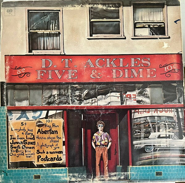 LP David Ackles Five &amp; Dime KC32466 Columbia /00260