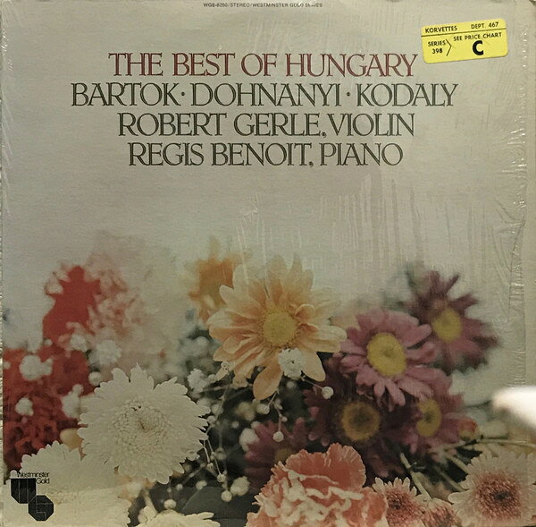 【中古】LP Bela Bartok , Ernst von Dohnan The Best Of Hungary WGS8250 Westminster /00260