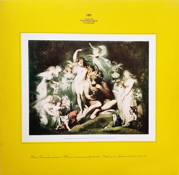 【中古】LP Felix Mendelssohn-Bartholdy Den Freunden Unseres Hauses Einen Musikalischen Gru 104451 Deutsche Grammophon /00400