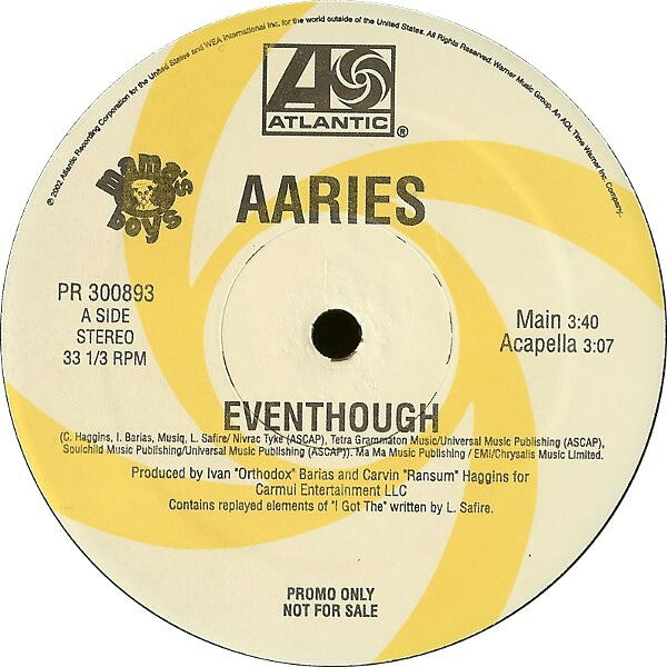 ・アーティスト Aaries ・タイトル Venthough ・レーベル・型番 ATLANTIC PR300893 ・フォーマット 12インチレコード ・コンディション(盤) 良い (VG+) ・コンディション(ジャケット) 良い (VG+) ・コンディション(帯) オビなし ・特記事項 【ハイプステッカー】 サンプル画像です。実際の商品の画像ではありません 商品写真はバーコード/カタログ番号に対応したサンプル画像ですので、お送りする商品の画像ではありません。帯やライナーなどの付属品は、特記事項に記載されている場合のみ含まれます。プロモやカラーレコードなどの仕様についても、該当する場合のみ特記事項に記載しています。 【ご購入前に必ずご確認ください】 ・本店サイト(www.recordcity.jp)とは価格、送料が違います ・本店サイト、その他支店のオーダーとは同梱発送できません ・注文確定後に別の注文を頂いた場合、注文同士の同梱は致しかねます。 ・別倉庫から発送しているため、店頭受け渡しは対応しておりません ・一部商品は他の通販サイトでも販売しているため、ご注文のタイミングによっては商品のご用意ができない場合がございます。 ・土日祝日はお休みです 金曜・祝前日9時以降のご連絡またはご入金は、返答または発送が週明け・祝日明けに順次対応となります。 ・ご購入後のキャンセル不可 ご購入後のキャンセルはいかなる理由においてもお受けできません。ご了承の上、ご購入くださいませ。 ・日本郵便(ゆうパック/ゆうメール)によるお届けになります。 ・中古品であることをご理解ください 当ストアでは中古商品を主に販売しております。中古品であることをご理解の上ご購入ください。また、一部商品はRecordCityオンラインストアで試聴可能です。 ・返品について お客様のご都合による返品は一切承っておりません。 表記の内容と実際の商品に相違がある場合、また針飛び等で返品・返金をご希望される場合は、商品の到着後1週間以内にご連絡ください。商品の返送をこちらで確認後、キャンセル・返金を行います。 コンディションVG以下の商品は返品できません。プレイに影響のない表面のこすれ傷、プレス起因のノイズ盤は返品の対象外です。 【コンディション表記】 ・ほぼ新品(M-)(Like New) 完全な新品。未使用。当店ではほぼ使用しません ・非常に良い(EX)(Excellent) 中古盤として美品な状態。わずかな経年を感じるものの傷みを感じさせない、当店基準で最高の状態 ・良い(VG+)(Very Good Plus) 丁寧に扱われた中古品で、軽い使用感がみられる。 ・可(VG)(Acceptable) 使い込まれた中古品で、「良い」よりもさらに使用感がみられる。 ・悪い(VG-)(Bad) 状態が悪いアイテム。使用の保障はなく、再生不可、針飛び、目立つノイズがあるかもしれない。状態によるクレーム不可。返品不可。 ・非常に悪い(G)(Very Bad) 「悪い」よりさらに状態が悪いアイテム。使用の保障はなく、再生不可、針飛び、目立つノイズがあるかもしれない。状態によるクレーム不可。返品不可。 ・ジャンク(Fair)(Junk/Fair) 割れている、反っている、水ダメージがある、カビ、ジャケットが分離している、ひどい書き込み、ひどい擦れなど最低の状態。使用の保障はなく、再生不可、針飛び、目立つノイズがあるかもしれない。状態によるクレーム不可。返品不可。 ・ジャンク(Poor)(Junk/Poor) 割れている、反っている、水ダメージがある、カビ、ジャケットが分離している、ひどい書き込み、ひどい擦れなど最低の状態。使用の保障はなく、再生不可、針飛び、目立つノイズがあるかもしれない。状態によるクレーム不可。返品不可。