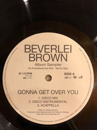 12” Beverlei Brown Album Sampler LSR1034 DOME プロモ /00250