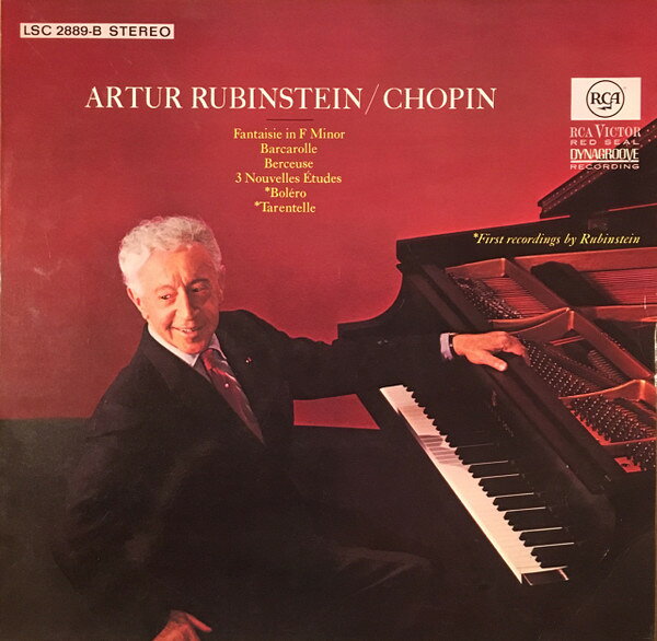 【中古】LP Arthur Rubinstein , Frederic C Artur Rubinstein / Chopin LSC2889 RCA /00260