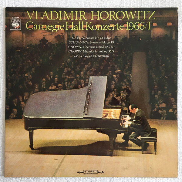 LP Vladimir Horowitz Carnegie Hall-Konzerte 1966/1 S72575 CBS /00260