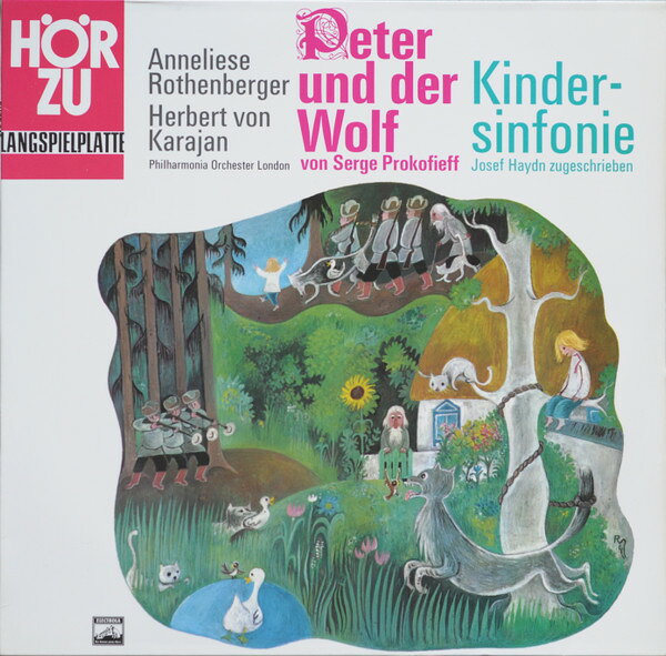 LP Anneliese Rothenberger , Herbe Peter Und Der Wolf / Kindersinfonie SHZE243 HOR ZU /00260