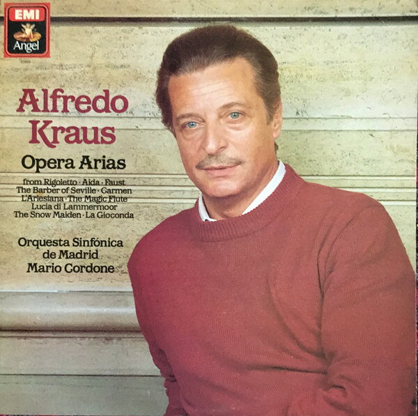 LP Alfredo Kraus / Orquesta Sinfo Opera Arias 137853 Angel Records /00260