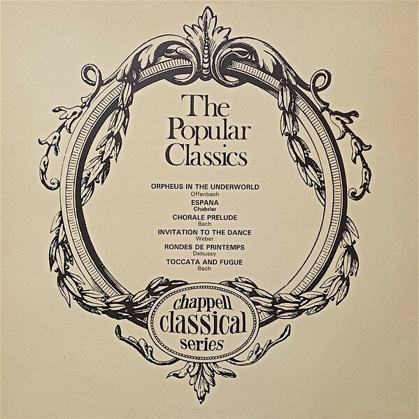 【中古】LP Various , Chappell Symphony Or The Popular Classics CLP707 Chappell /00260