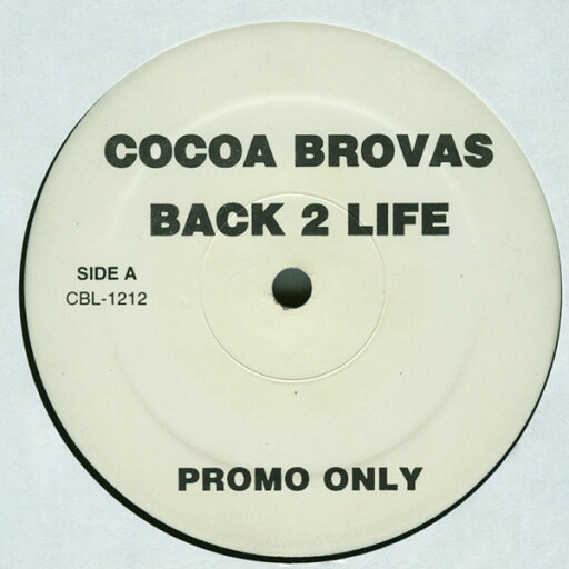 【中古】米12” Cocoa Brovaz Back 2 Life CBL1212 Not On Label /00250 【中古】米12” Cocoa Brovaz Back 2 Life CBL1212 Not On Label /00250
