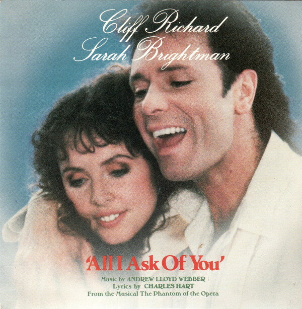 【中古】英7” Cliff Richard , Sarah Brightma All I Ask Of You POSP802 Polydor /00080